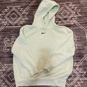 Mint green Nike hoodie (size medium)